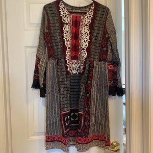 New Handmade Embroidered Tunic Top